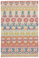 Stony Brook Hand Loom Knotted Cotton Rug | Multi