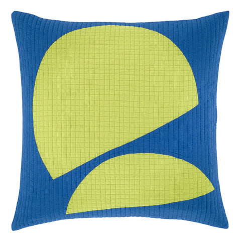 Lime Slices Quilted Decorative Pillow Cover