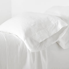 Lush Linen White Sheet Set