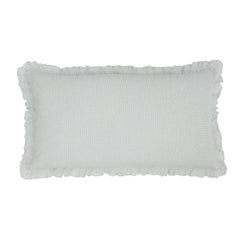 Wruffle Robin's Egg Blue Matelasse Decorative Pillow Cover