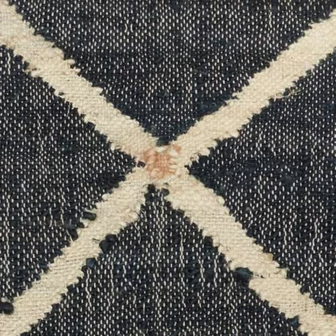 Kali Black Handwoven Jute Rug Swatch