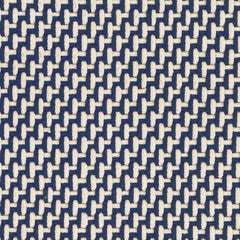 Two-Tone Rope Navy/Ivory Handwoven Indoor/Outdoor Rug Swatch