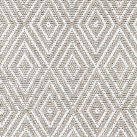 Diamond Platinum/White Handwoven Indoor/Outdoor Rug Swatch