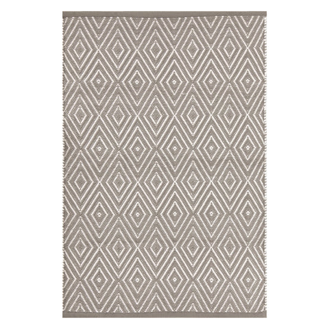 Diamond Fieldstone/Ivory Handwoven Indoor/Outdoor Rug