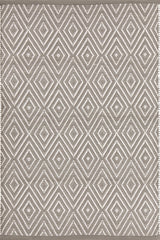 Diamond Handwoven Indoor/Outdoor Rug | Fieldstone/Ivory