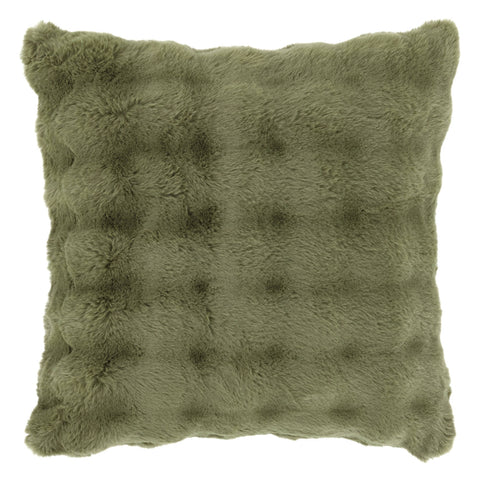 Fab Faux Olive Decorative Pillow Cover