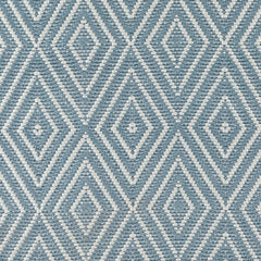 Diamond Slate/Light Blue Handwoven Indoor/Outdoor Rug Swatch