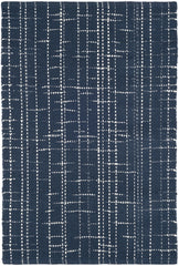Bluffton Handwoven Cotton Rug | Navy