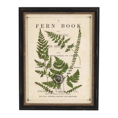 Vintage Fern Collage Wall Art 4