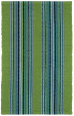 Road Runner Handwoven Indoor/Outdoor Rug | Green