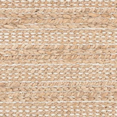 Simba Ivory Handwoven Jute Rug Swatch