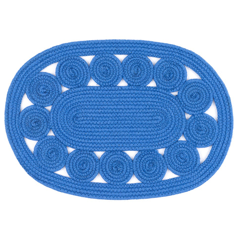 Reef French Blue Indoor/Outdoor Placemat Set of 4