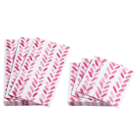 Brush Stroke Fuchsia Napkin