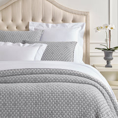 Lodi Black/White Matelasse Coverlet