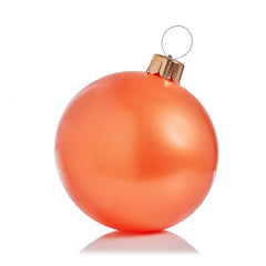 Orange Holiball Inflatable Ornament