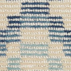 Diamond Cove Blue Hand Tufted Wool Rug Swatch