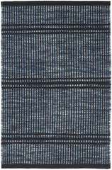 Malta Handwoven Wool Rug | Navy