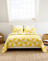 Sunny Side Yellow Quilted Sham