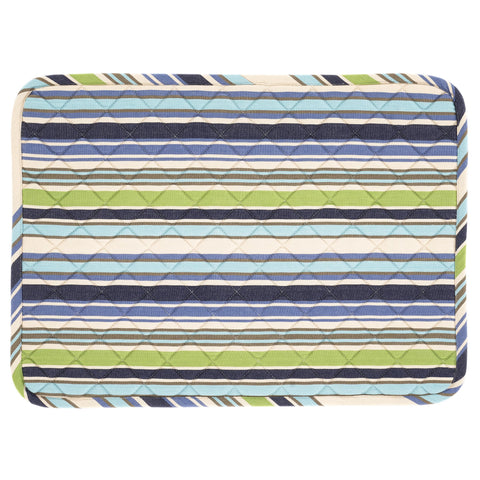 Pond Stripe Quilted Placemat Set of 4