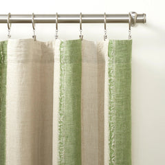 Moon Hills Linen Olive Curtain Panel