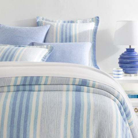 Arden Stripe Linen Duvet Cover