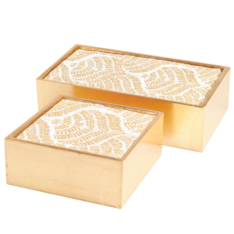 Metallic Gold Napkin Holder