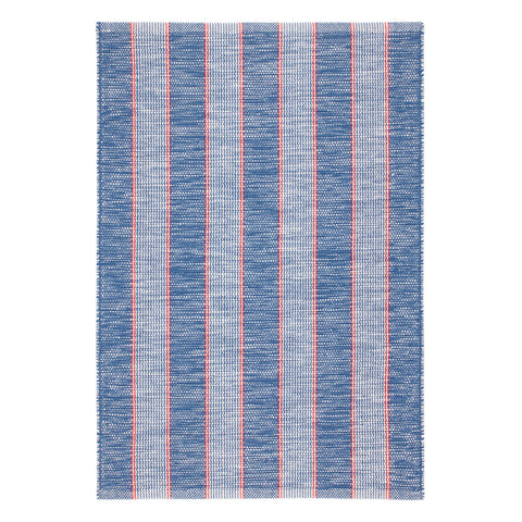 Hillsgrove Stripe Denim Handwoven Cotton Rug