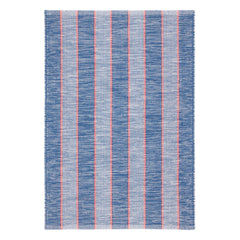 Hillsgrove Stripe Denim Handwoven Cotton Rug