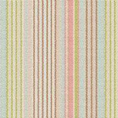 Ana Ticking Aqua Machine Washable Rug Swatch