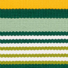 Sunny Stripe Lemon Handwoven Indoor/Outdoor Rug Swatch