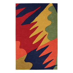 Graphic Hand Tufted Wool Rug