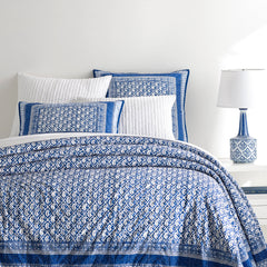 Batik Blue Coverlet