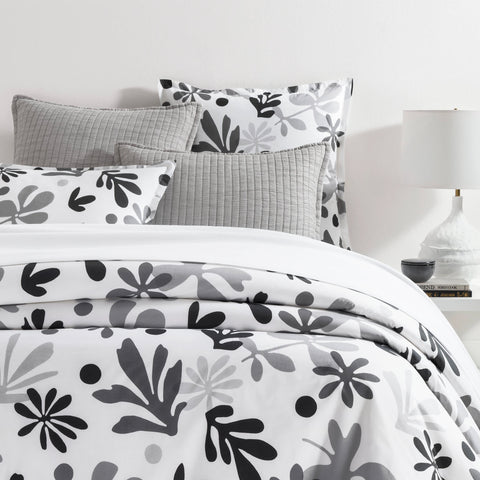 Henri Black Duvet Cover