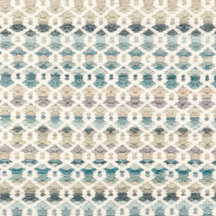 Poppy Blue Handwoven Wool Rug Swatch