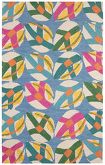 Lily Pad Hand Micro Hooked Wool Rug | Spring