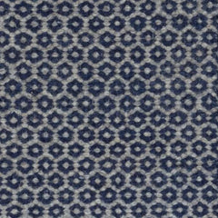 Honeycomb Indigo/Grey Handwoven Wool Custom Rug Swatch