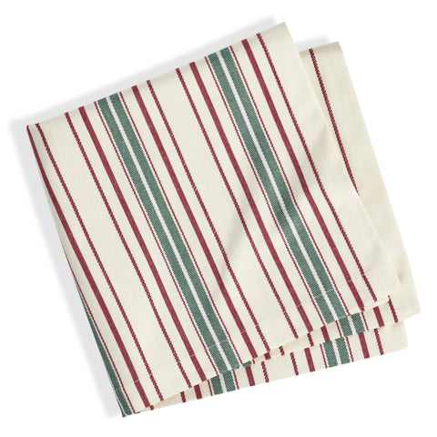 Tinsley Stripe Merlot Napkin Set of 4