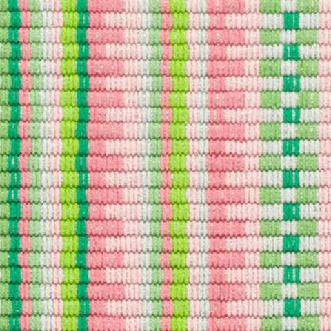 Hannah Watermelon Handwoven Cotton Rug Swatch