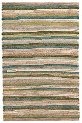 Francisco Handwoven Cotton Rug | Green