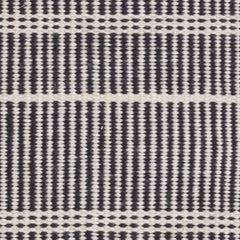 Samson Black Handwoven Indoor/Outdoor Rug Swatch