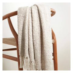 Boucle Natural Throw