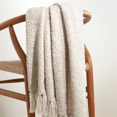 Boucle Natural Throw