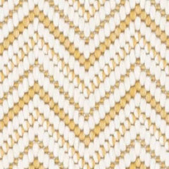 Happy Chevron Gold Woven Indoor/Outdoor Custom Rug Swatch