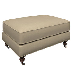 Estate Linen Natural Norfolk Ottoman