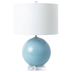 On the Ball Powder Blue Table Lamp