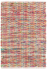 Vista Chindi Handwoven Cotton Rug | Multi