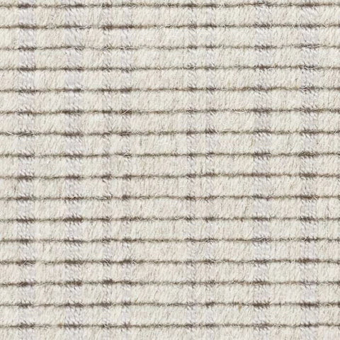 Warren Ticking Silver Woven Wool Custom Rug Swatch