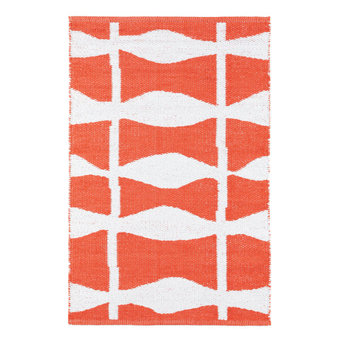 Circuit Tangerine Handwoven Indoor/Outdoor Rug