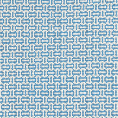 Miss Muffet French Blue Handwoven Cotton Rug Swatch