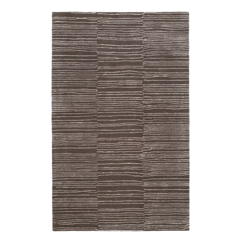 Striae Grey Hand Tufted Wool Rug